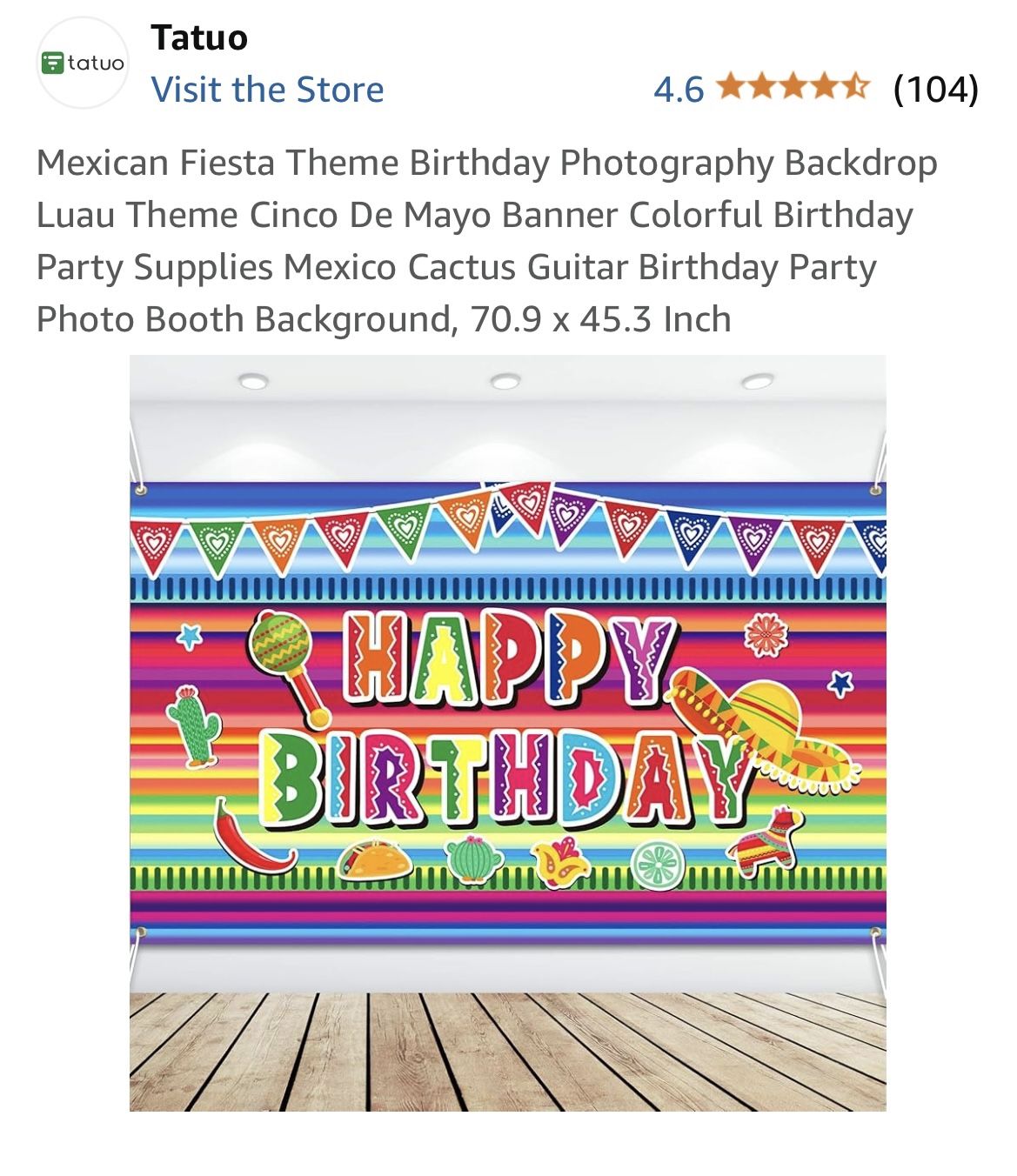 Fiesta Birthday Party Supplies