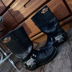 Harley Davidson Female Leather Boots 
