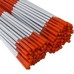 Driveway Reflective Markers 48 Inches Long 5/16-Inch Orange Pack of 100
