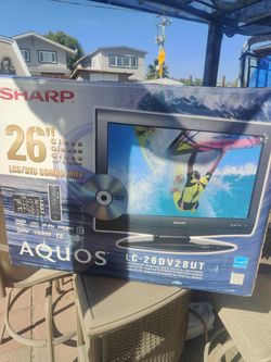 Sharp Aquos 26" TV/DVD Combo — Works Perfectly, In Box (No Stand)