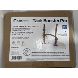 NEW Cash Acme Tank Booster Pro 3/4" Thermostatic Mixing Valve Kit 24644