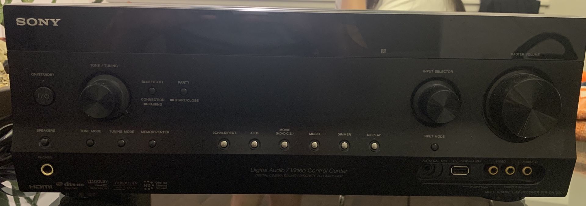 Sony Receiver Multi Channel AV STR-DN1030