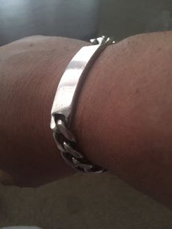 Pulsera de plata (silver ) 100% Italiana