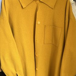Soft Yellow Coat Large 