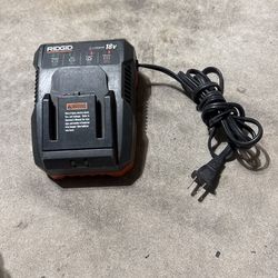 Ridgid 18 v battery charger