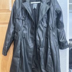 Women’s Faux Leather Coat 