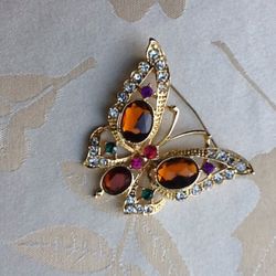 Colorful Gems Butterfly