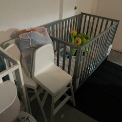 CRIB, TOYS, Stroller, Lots Of Baby Stuff 