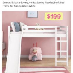 Full Bunk Bed With Slide 