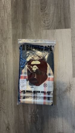 A bathing ape X Burberry, T shirt, black, large