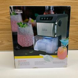 Personal Chiller Portable Countertop Ice Maker for Soft Nugget Ice