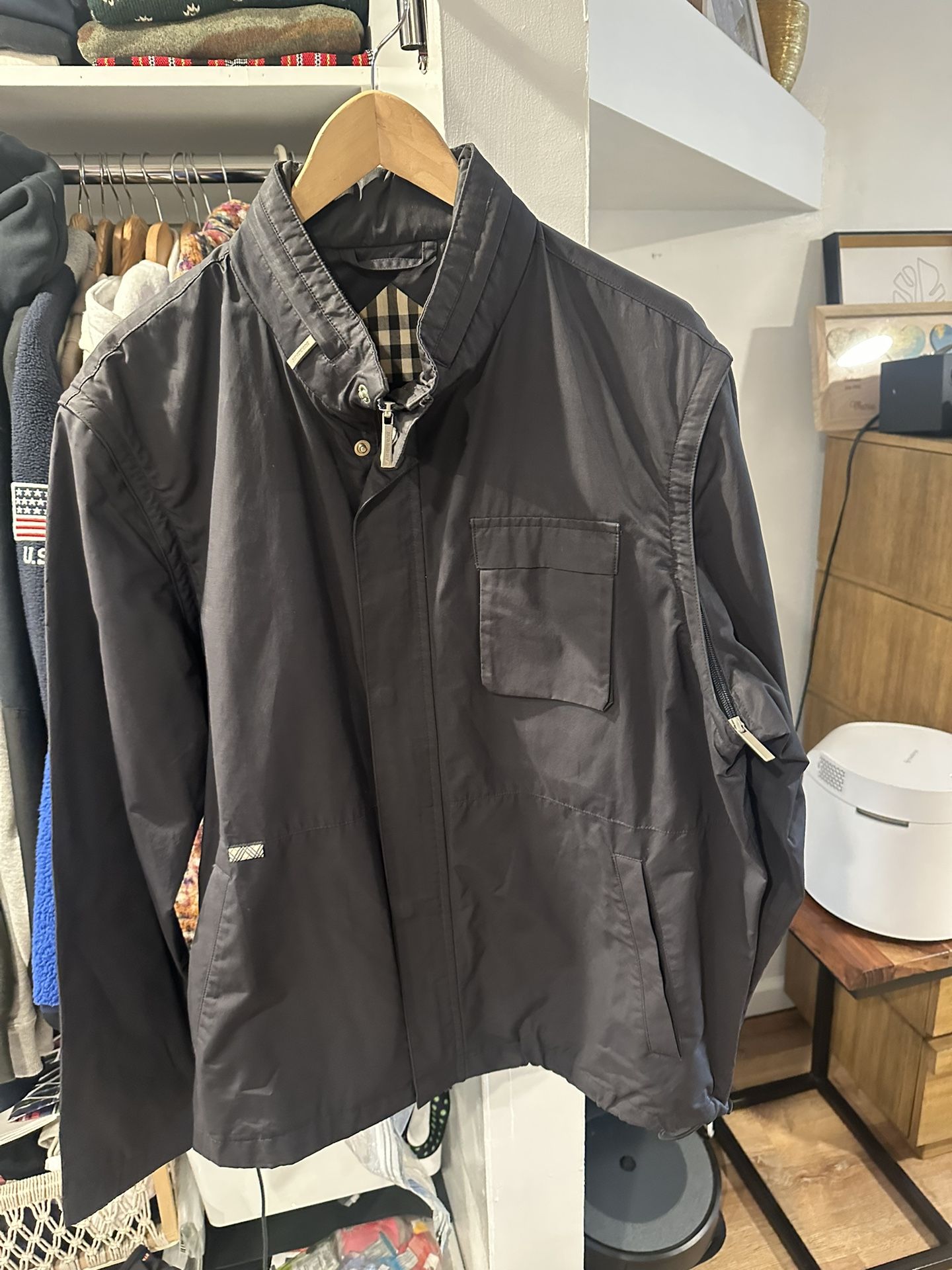 Burberry rain jacket