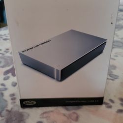 Lacie P9231 1TB External HD for Mac