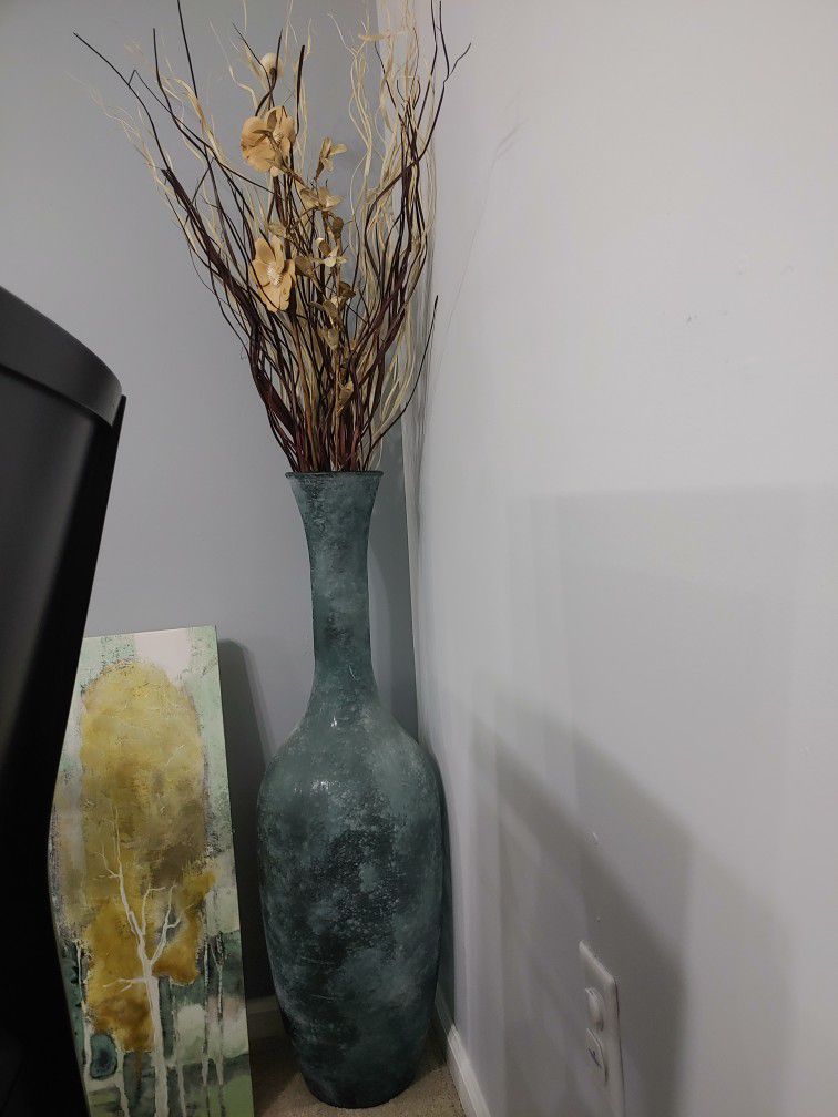 Vase With Decor Flowers