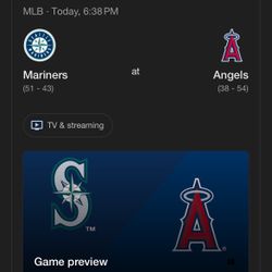 Angel Game 07/11 At 6:30pm 