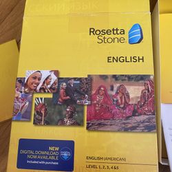 Curso de Rosetta Stone/english/ 5 CDs 