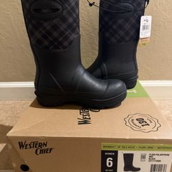 Brand New Women’s Western Chief All Weather Neoprene Mid Boots Size 6