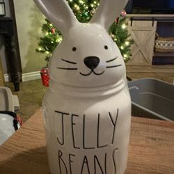 Rae Dunn Easter Jellybeans Bunny Canister