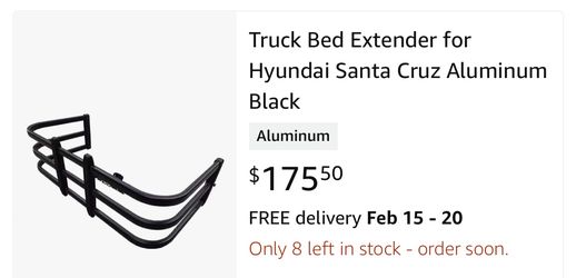 Truck Bed Extender, Hyundai Santa Cruz