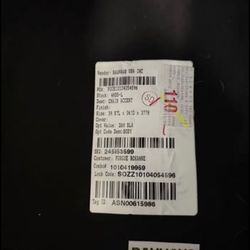 Leather Chair and Ottoman