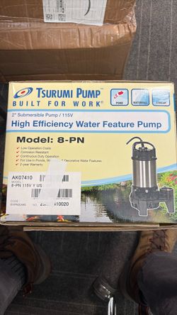 Tsurumi Pump 8-PN / Submersible Pond Pump/Waterfall Pump