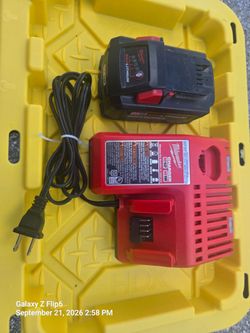 Mikwaukee M18 charger and 6.0 High Demand Battery