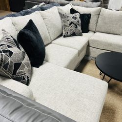 Stunning Stylish Nice Double Chaise Sectional! 