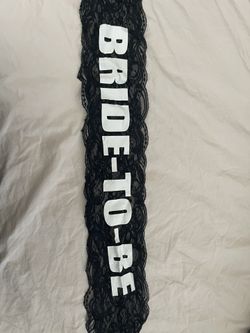 Bride To Be Sash 