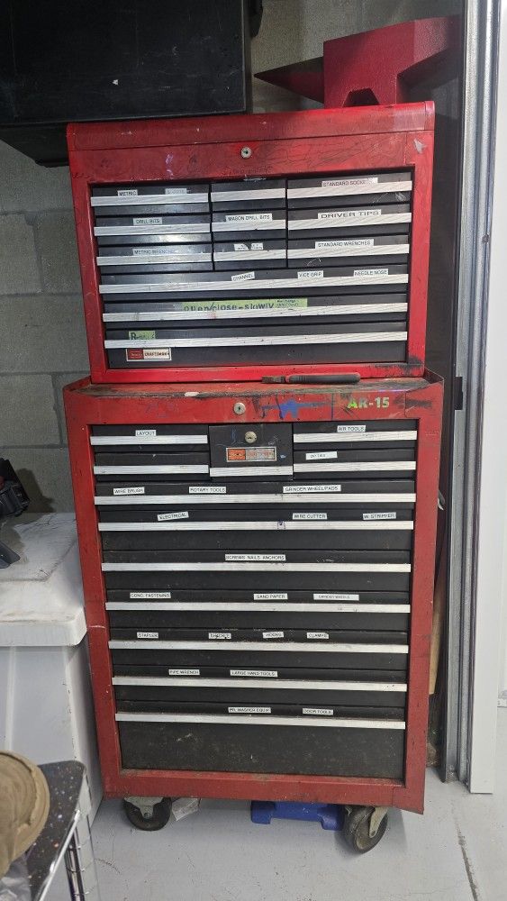 TOOL BOX WITH TOOLS!!!