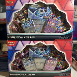 Lugia ex & Latias ex Premium Collection Pokemon Cards 