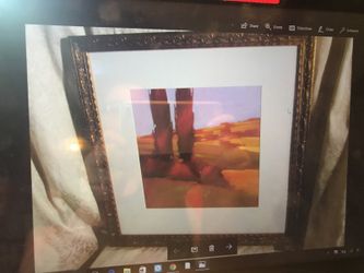 Office or home framed print Duo