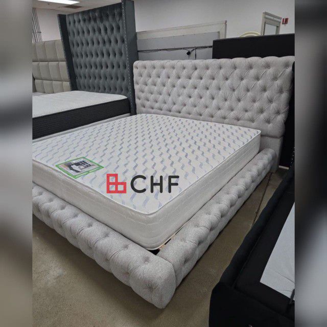 Queen Or King Platform Bed Frame (Matterss Sell Seperately)