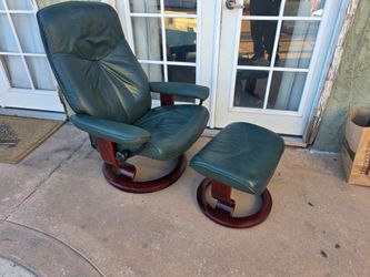 Mid Century Stressless Chair And Ottoman
