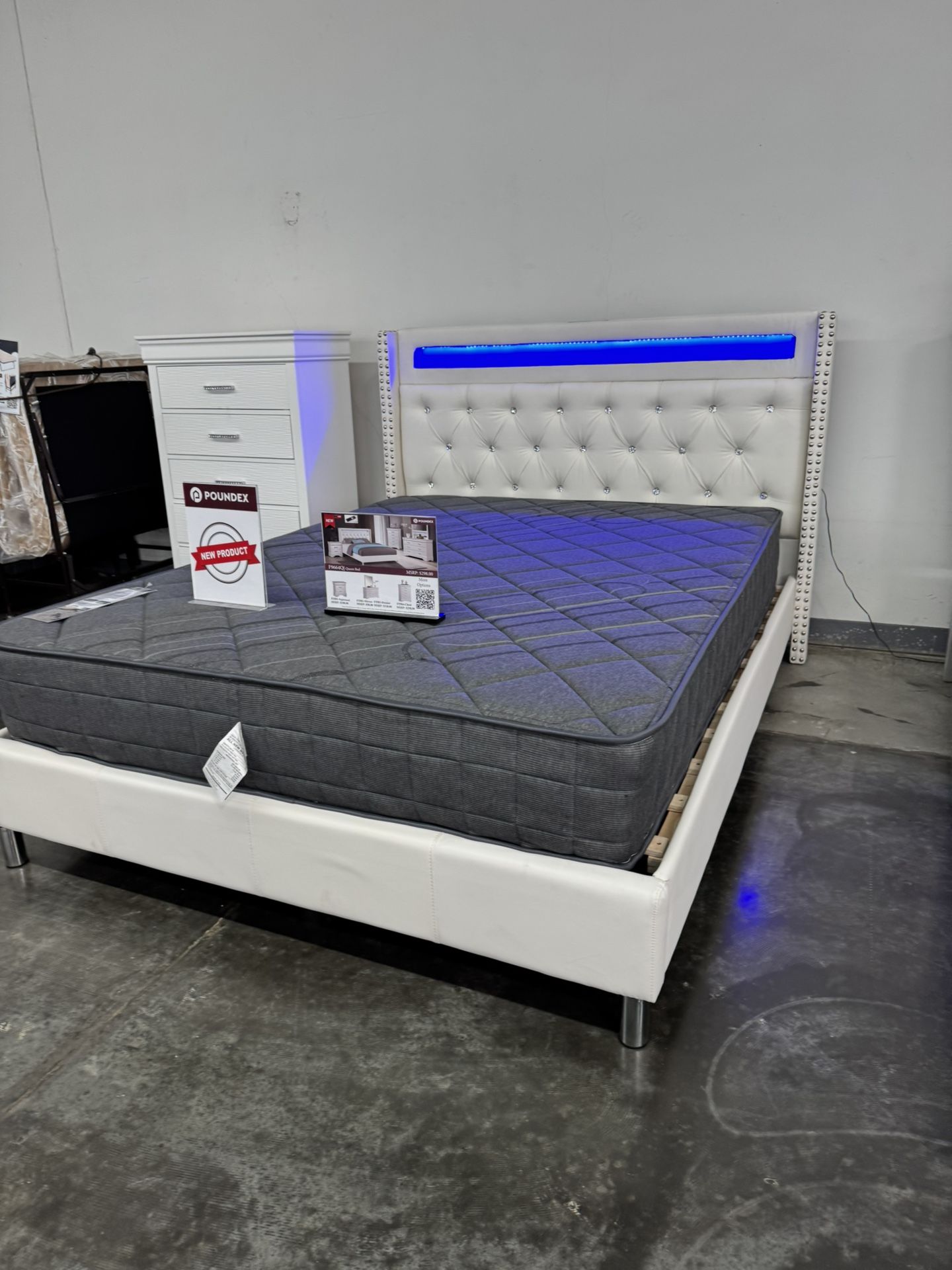 New Queen Bed Frame With Mattress