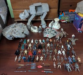 Star Wars action figures lot