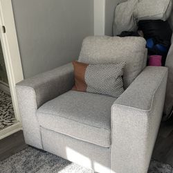 Gray Armchair