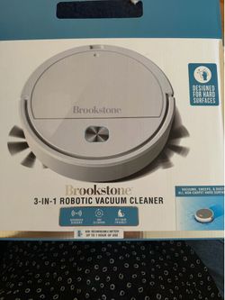 Robotic Vacuum Pet Hair All Non-Carpet Hard Surfaces Sweeps Dusts