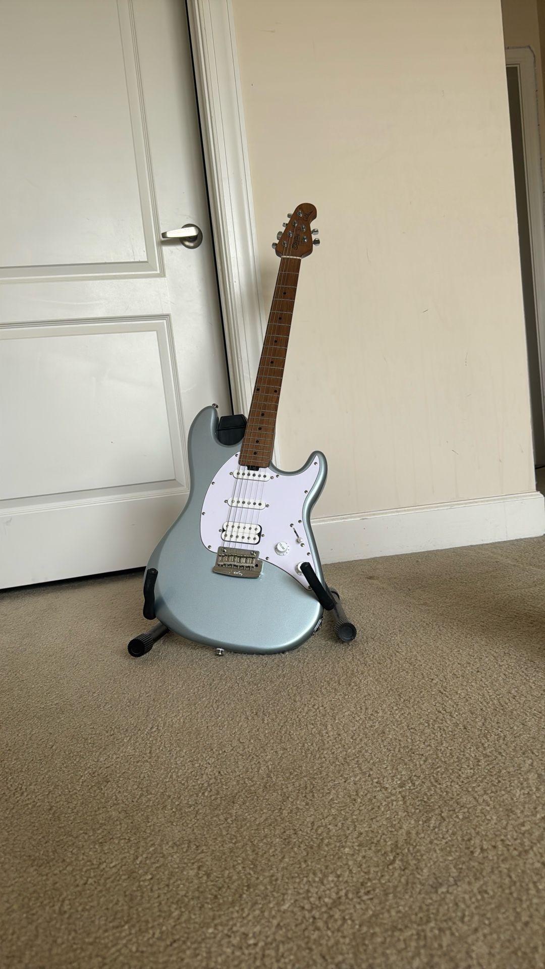 Sterling Cutlass Guitar - light blue