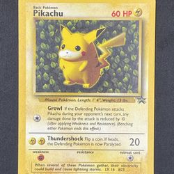 Pikachu #1 Black Star Promo (1999 WOTC) – Wizards Promo – Clean