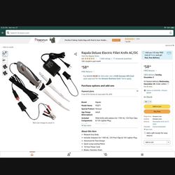 Rapala Deluxe Electric Fillet AC/DC Four Fishing Cleaning, Asking Price $35.00