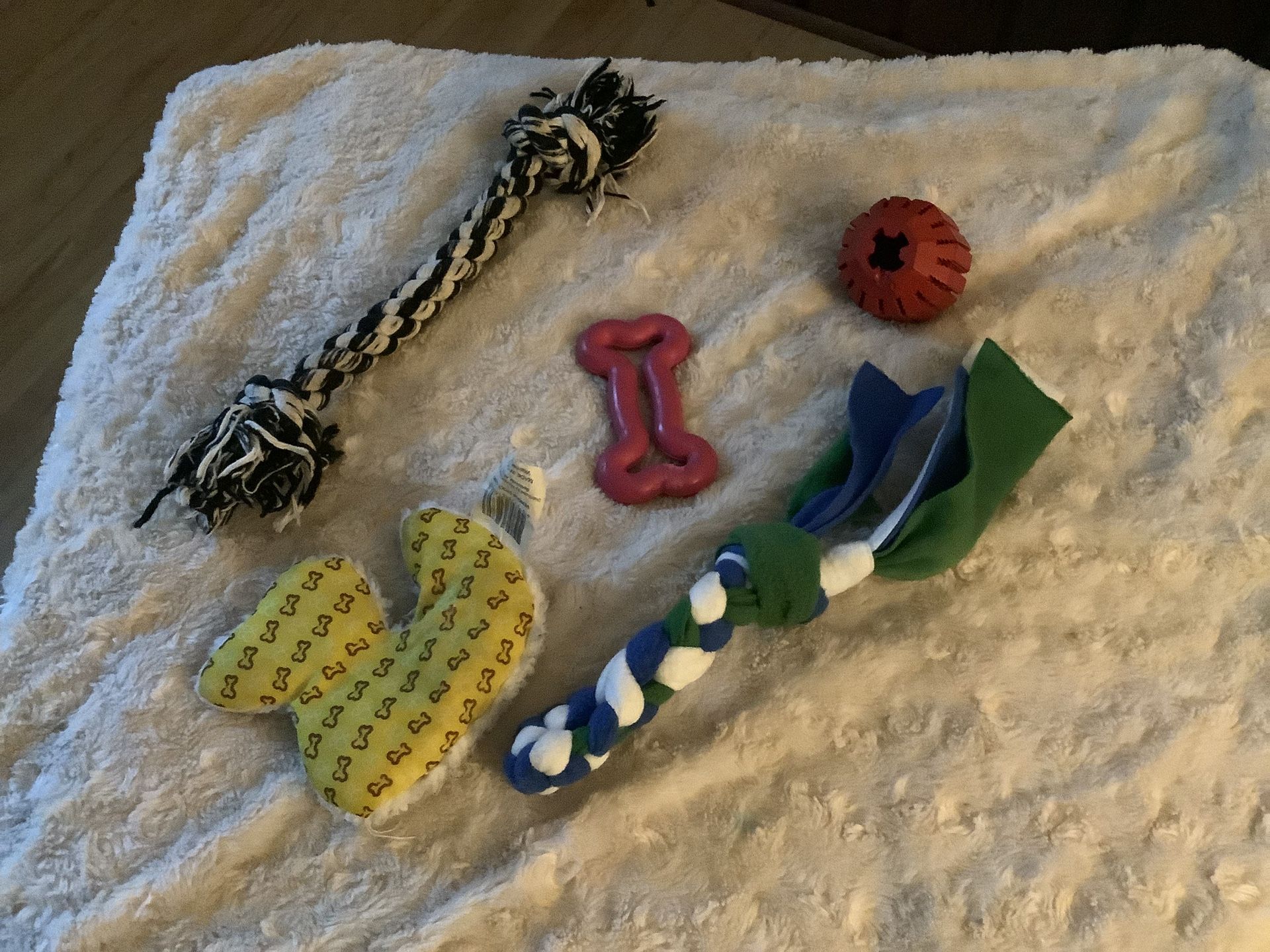 Lot Of 5 Dog Toys
