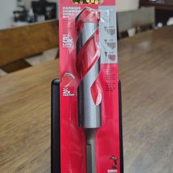 Milwaukee 1 in. x 4 in. x 6 in. Carbide Hammer Drill Bit for Concrete,Stone,Masonry Drilling/NEW