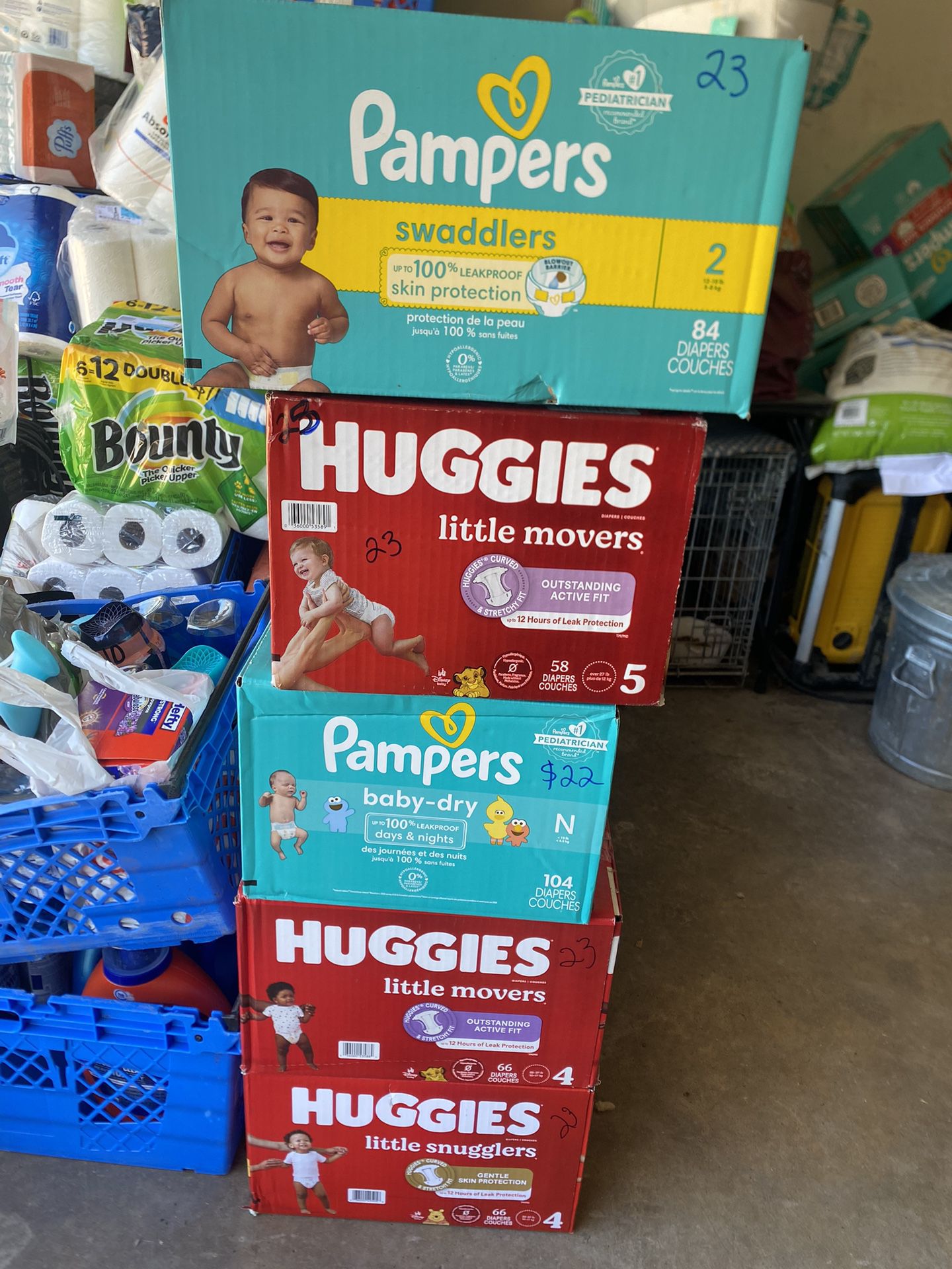 Diapers Huggies And Pampers 