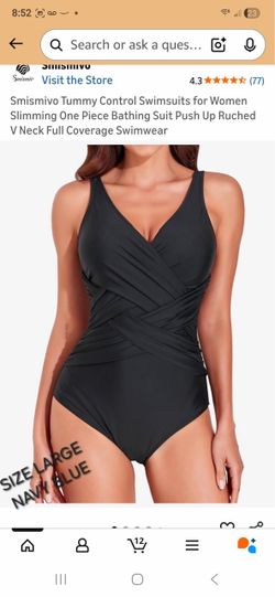 Large Navy blue women’s swimwear