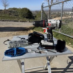 Porter Cable 20V Cordless Drill Kit w/ 2 Batteries Charger Bits 