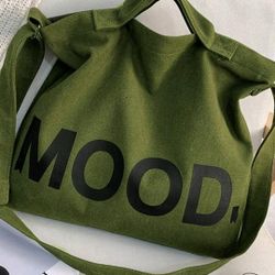 Green Tote bag.