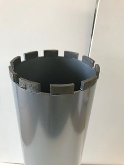 Concreteto bits from 1 1/2 up to 10 inch price from $50 to $220 All will cut through rebar