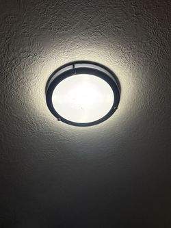 2 Soft White Ceiling Lights