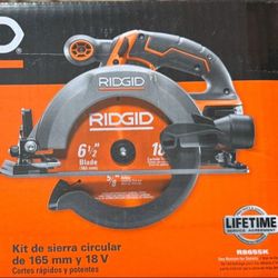RIDGID 18V Cordless 6 1/2 in. Circular Saw Kit