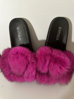 Hot 🥵 Pink Slides Size 10